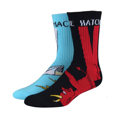 Toy Machine Socks Bury The Hatchet OSFM New Skateboard Sox