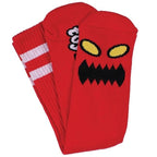 Toy Machine Socks Monster Face Red Osfm New Skateboard Sox