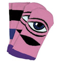 Toy Machine Socks Sect Eye Big Stripe Pink Osfm New Skateboard Sox