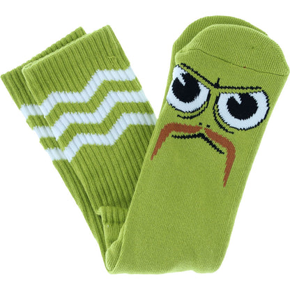 Toy Machine Socks Turtle Boy Stache Green OSFM New Skateboard Sox