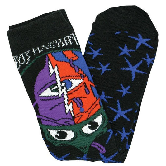 Toy Machine Socks Turtlehead Black OSFM New Skateboard Sox