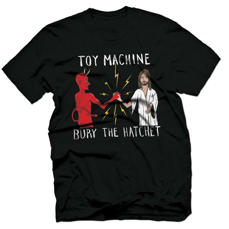 Toy Machine Tee Bury The Hatchet Black Skateboard T-Shirt