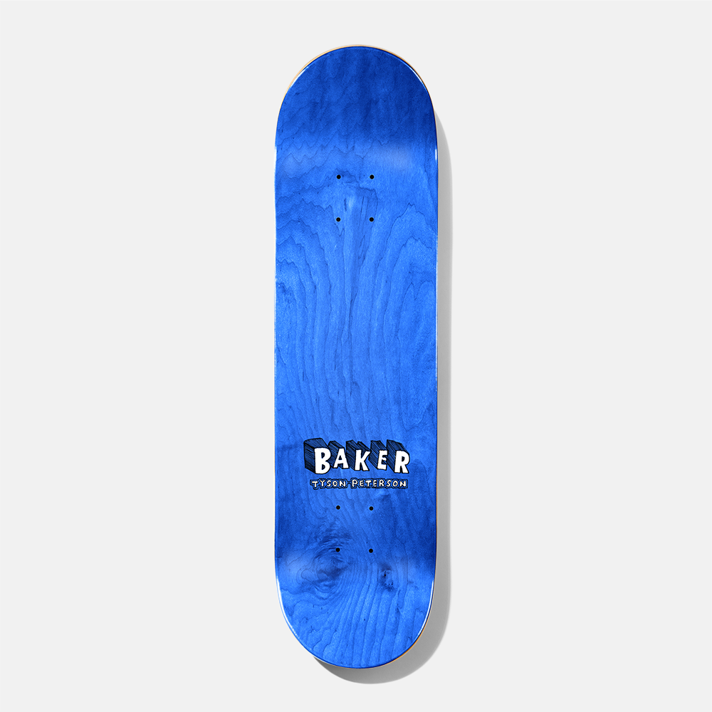 Baker Skateboard Deck Tyson Hot Dogs Lament 8.38" Art by Kevin Spanky Long