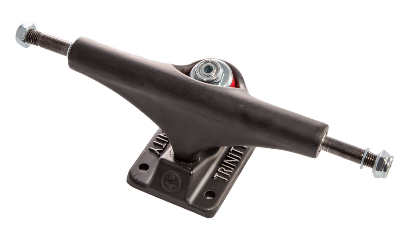 Trinity Skateboard Trucks & Wheels Combo 52mm 6 Black Matte 8.75" Axles