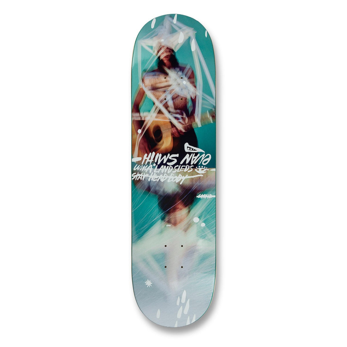 Uma Skateboard Deck Taped Up Evan Smith 8 5