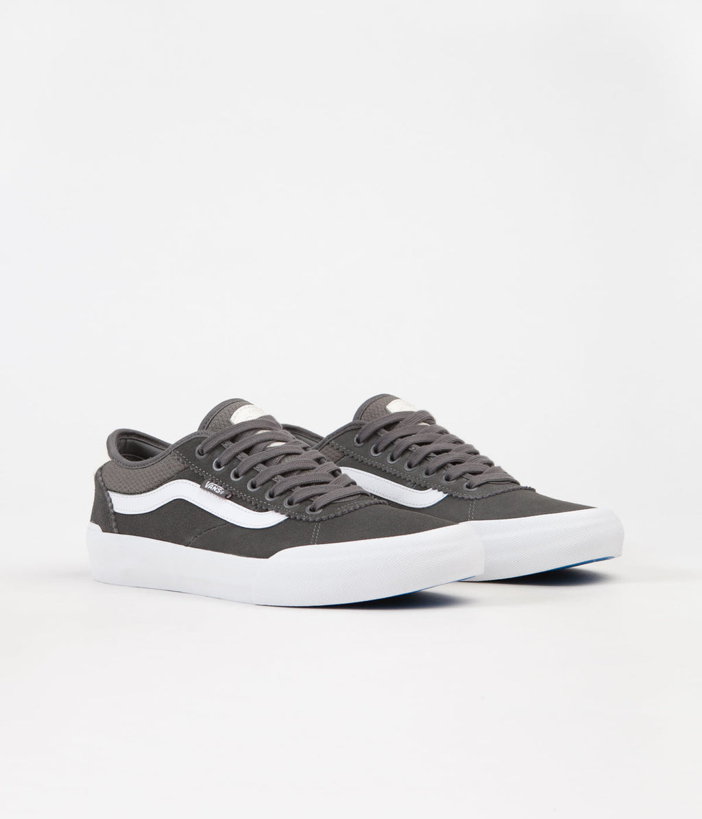 Vans Shoes Chima Pro 2 Pewter True White Usa Size Skateboard Sneakers