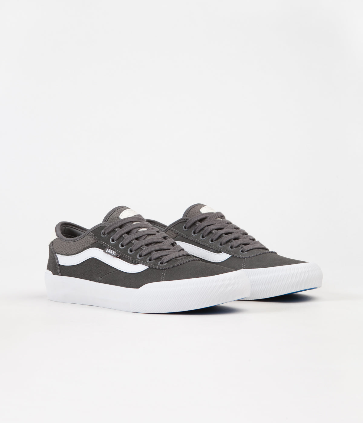 Vans Shoes Chima Pro 2 Pewter True White Usa Size Skateboard Sneakers
