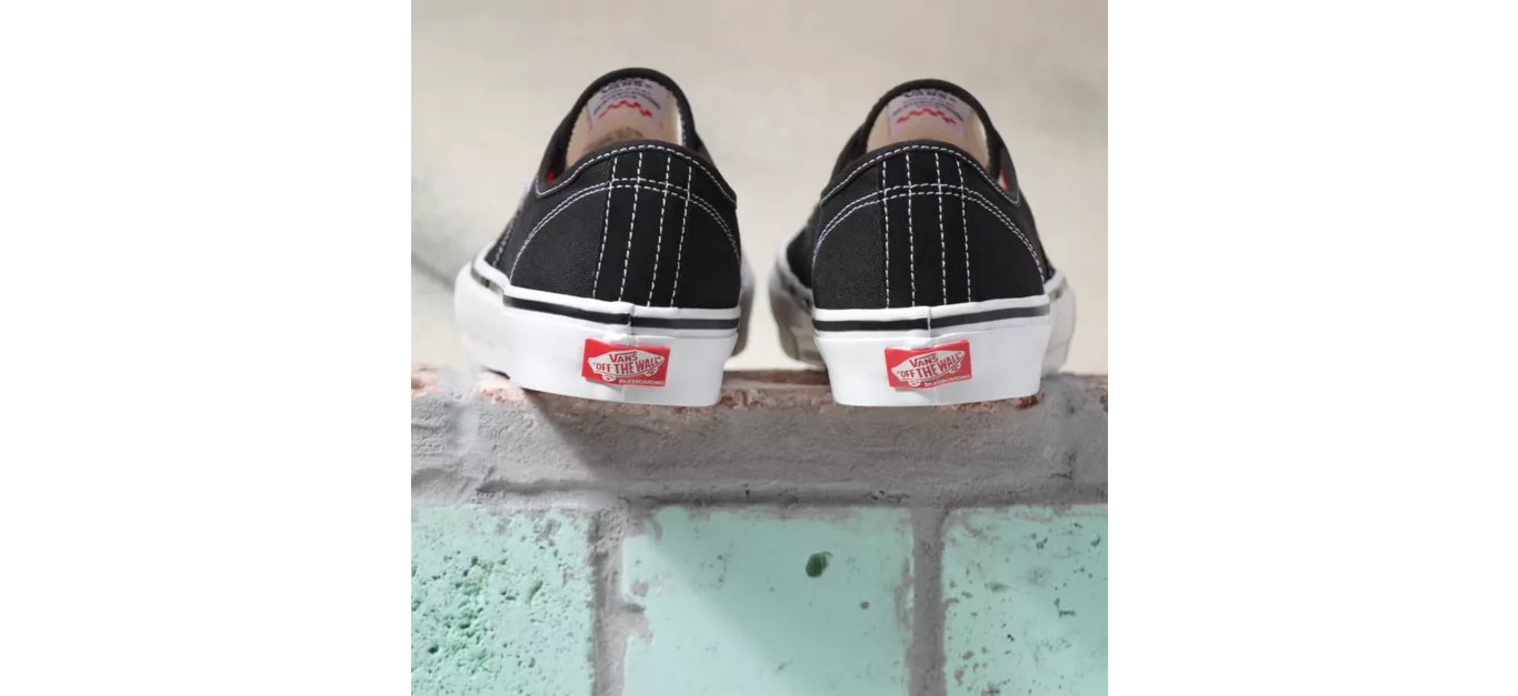 Vans Shoes Authentic SKATE Black White USA SIZE Classic Skateboard Sneakers