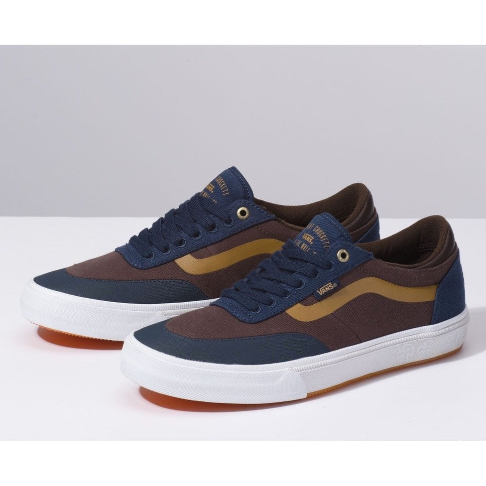 Vans Shoes Crockett Pro Independent Dress Blues/Indy US SIZE Skateboard Sneakers