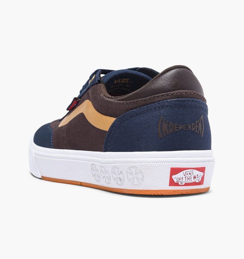 Vans Shoes Crockett Pro Independent Dress Blues/Indy US SIZE Skateboard Sneakers