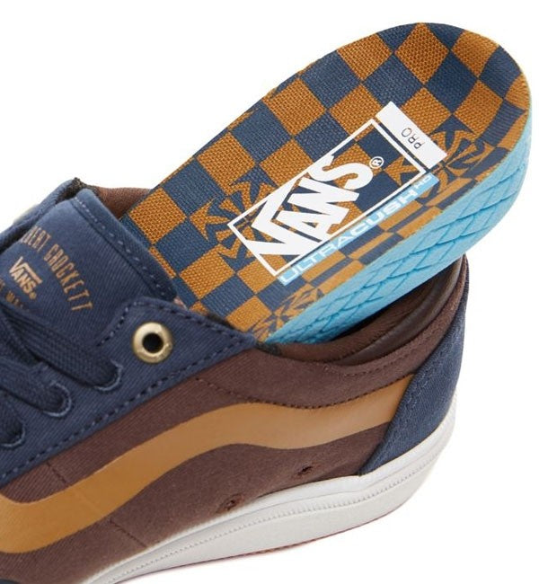 Vans Shoes Crockett Pro Independent Dress Blues/Indy US SIZE Skateboard Sneakers
