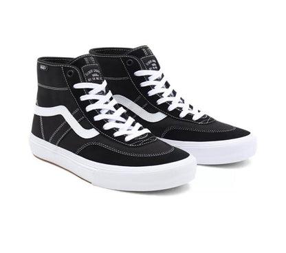 Vans Shoes Crockett High Black White US SIZE Skateboard Sneakers