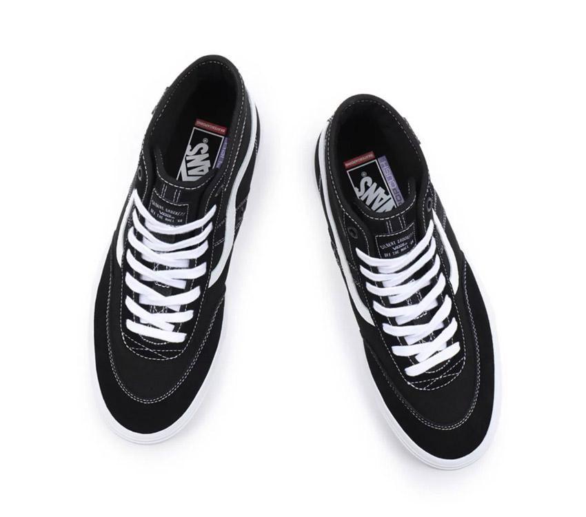 Vans Shoes Crockett High Black White US SIZE Skateboard Sneakers