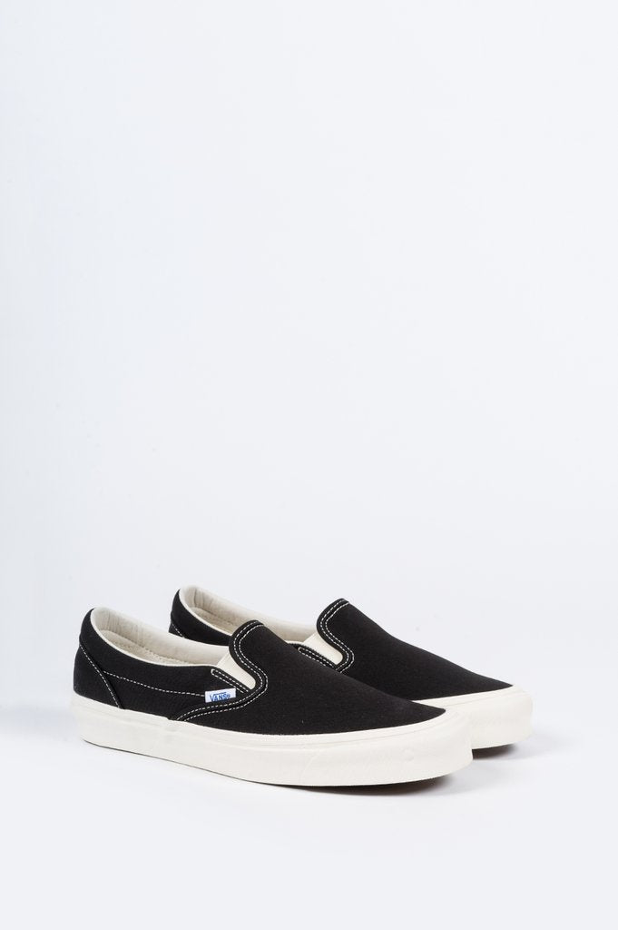 Vans Shoes Og Classic Slip O Black Canvas Slip On Skateboard Sneakers