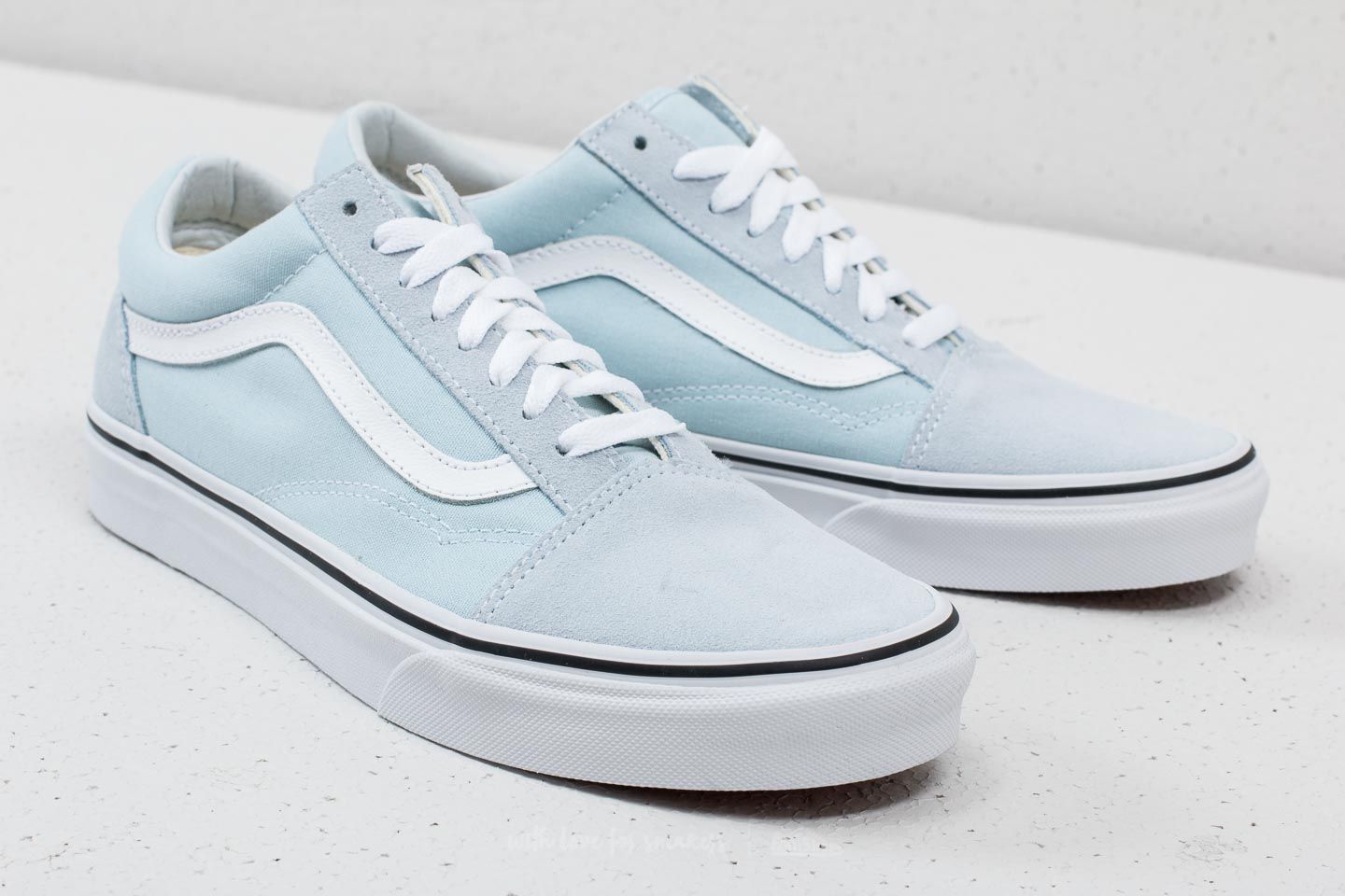 Vans Shoes Old Skool Baby Blue True White US SIZE Skateboard Sneakers