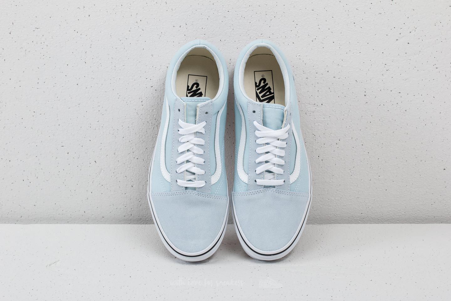 Vans Shoes Old Skool Baby Blue True White US SIZE Skateboard Sneakers