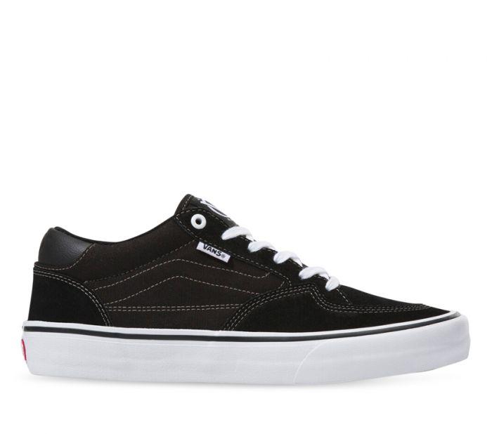 Vans Shoes Rowan Black White Pro USA SIZE Skateboard Sneakers