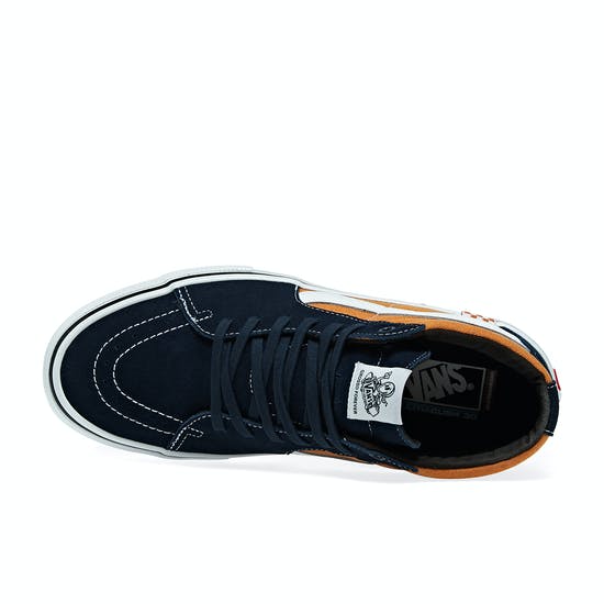 Vans Shoes SKATE GROSSO MID Navy Orange US SIZE Skateboard Sneakers