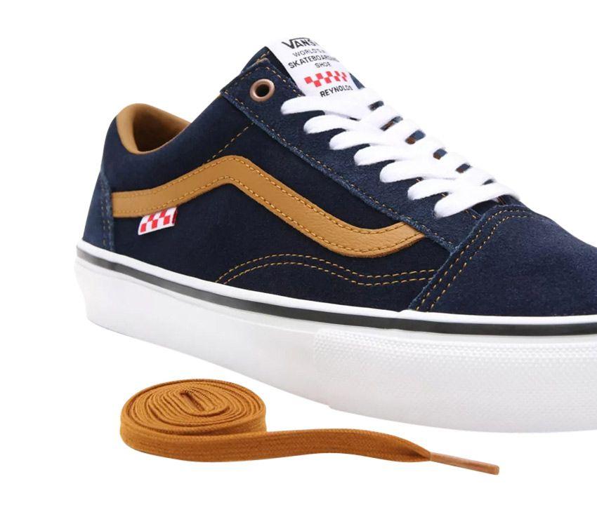 Vans Shoes SKATE OLD SKOOL REYNOLDS Navy/Brown US Size Skateboard Sneakers