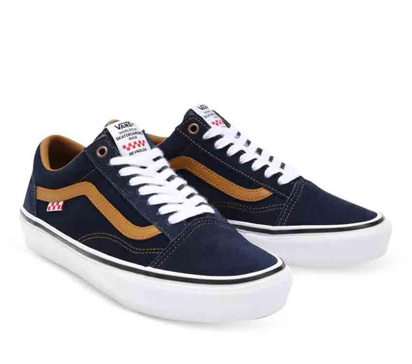 Vans Shoes SKATE OLD SKOOL REYNOLDS Navy/Brown US Size Skateboard Sneakers