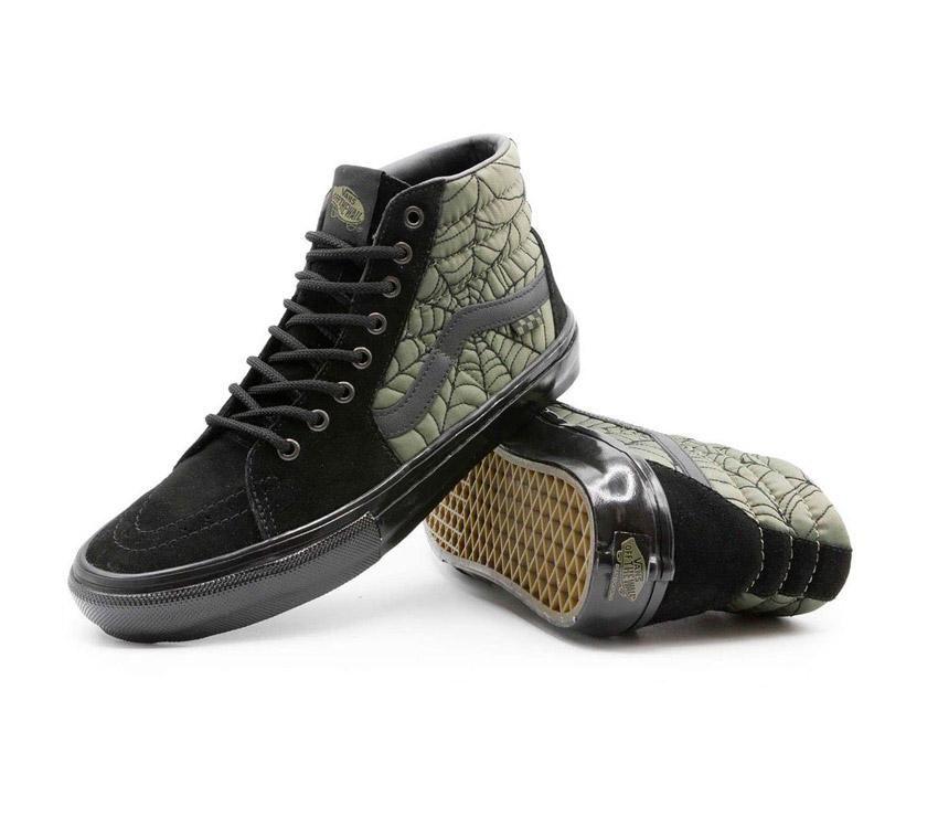 Vans Shoes SKATE Sk8-Hi (Ben Kadow) Web Black US SIZE Skateboard Sneakers
