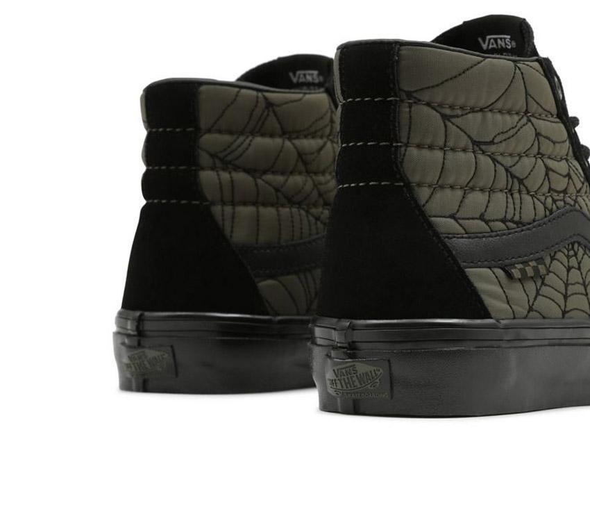 Vans Shoes SKATE Sk8-Hi (Ben Kadow) Web Black US SIZE Skateboard Sneakers