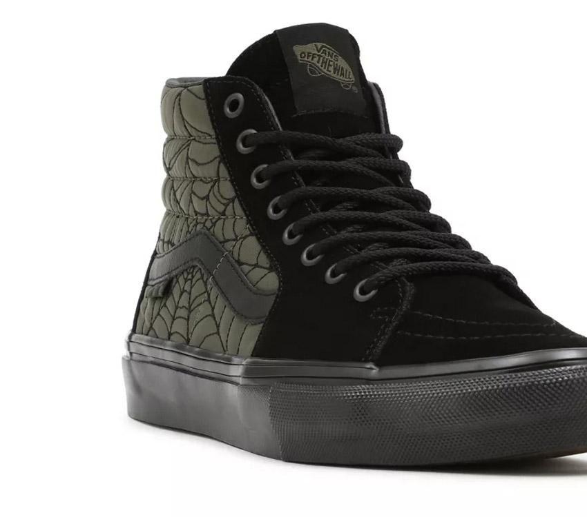 Vans Shoes SKATE Sk8-Hi (Ben Kadow) Web Black US SIZE Skateboard Sneakers