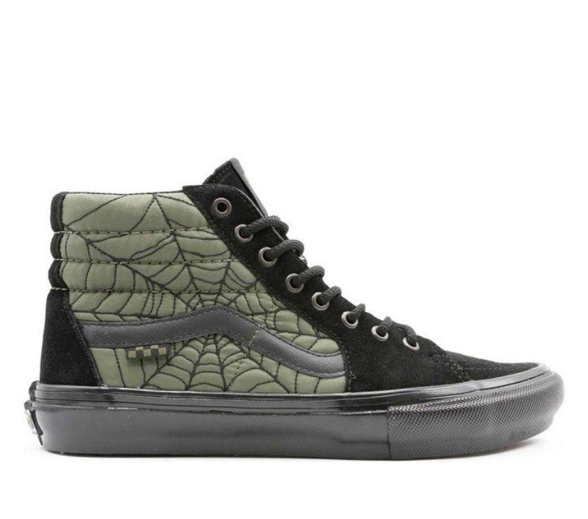 Vans Shoes SKATE Sk8-Hi (Ben Kadow) Web Black US SIZE Skateboard Sneakers