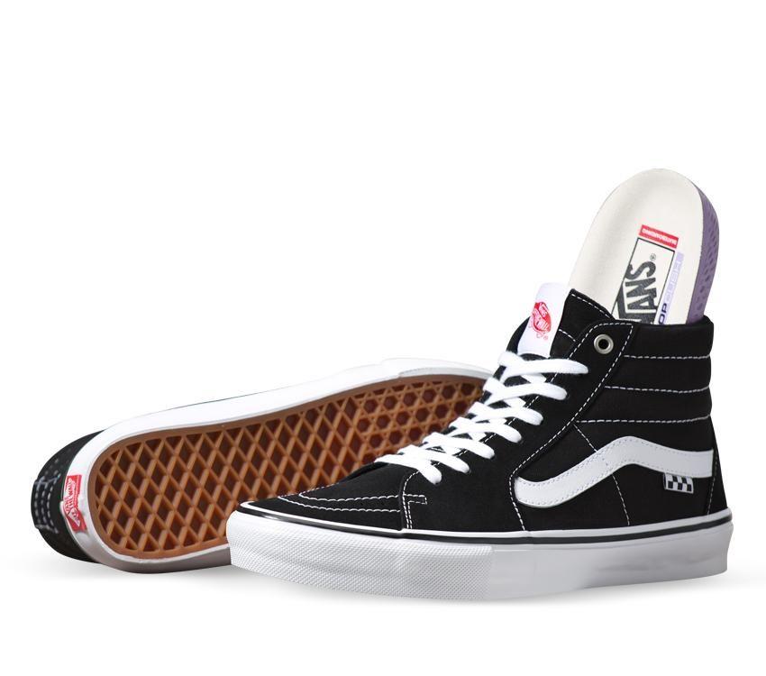 Vans Shoes Skate Sk8 Hi Black White Us Size Skateboard Sneakers
