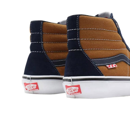 Vans Shoes SKATE Sk8-Hi REYNOLDS Navy Golden Brown US SIZE Skateboard Sneakers