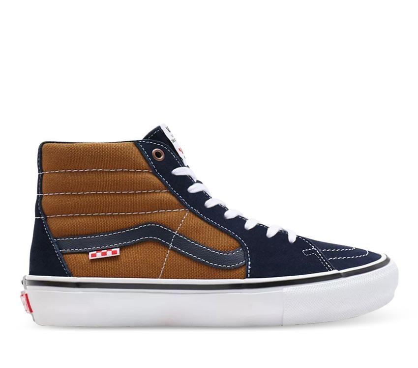 Vans Shoes SKATE Sk8-Hi REYNOLDS Navy Golden Brown US SIZE Skateboard Sneakers