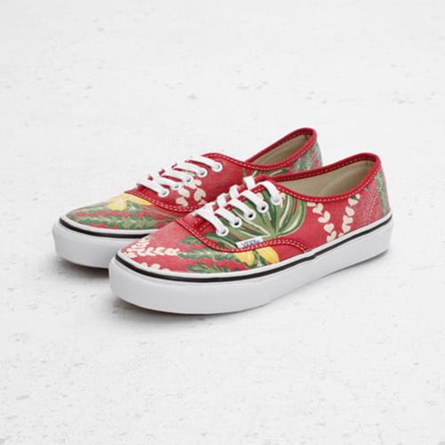 Vans Shoes Authentic Slim Van Doren Red Hawaiian Usa Size Sneakers