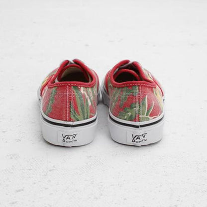Vans Shoes Authentic Slim (Van Doren) Red Hawaiian USA SIZE Sneakers