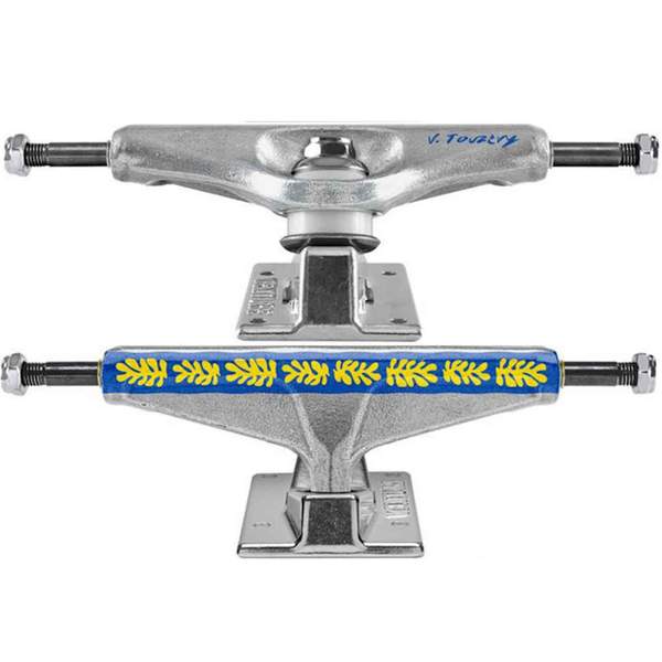 Venture Skateboard Trucks V-Lights Vincent Touzery 5.6" Hi Polished 8.25" Axles