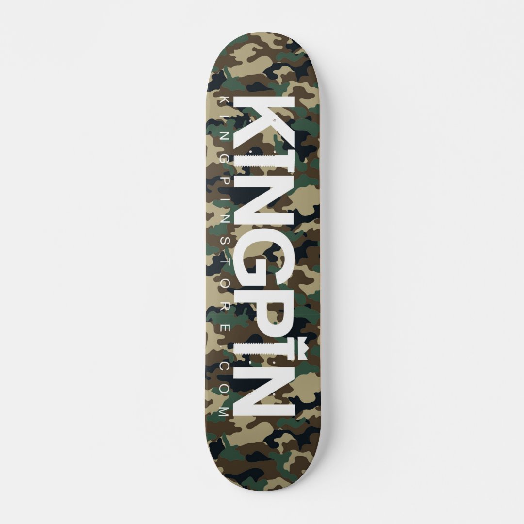 Kingpin Skate Supply Deck OG Logo Camo
