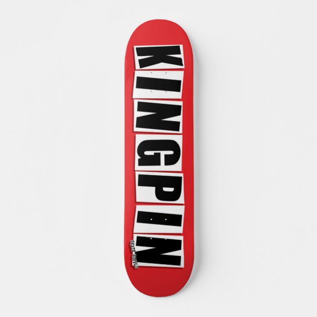 Kingpin Skate Supply Deck Baked Red Tribute