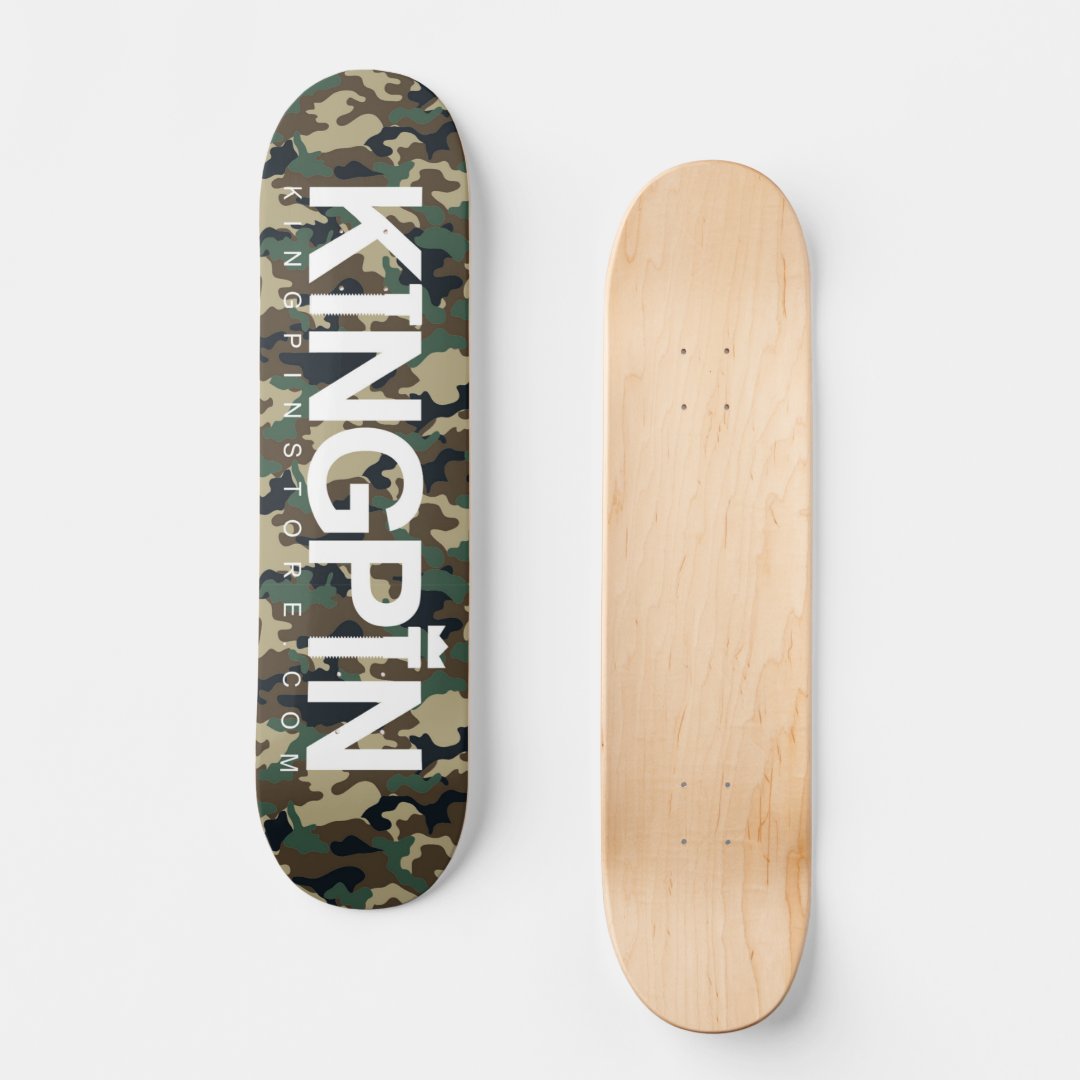 Kingpin Skate Supply Deck OG Logo Camo