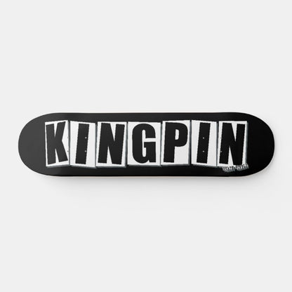 Kingpin Skate Supply Deck Block Logo Black (1/20)