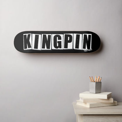 Kingpin Skate Supply Deck Block Logo Black (1/20)