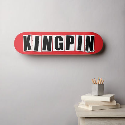 Kingpin Skate Supply Deck Block Logo Red (1/20)