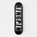 Kingpin Skate Supply Deck Baked Black Tribute