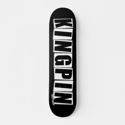 Kingpin Skate Supply Deck Block Logo Black (1/20)