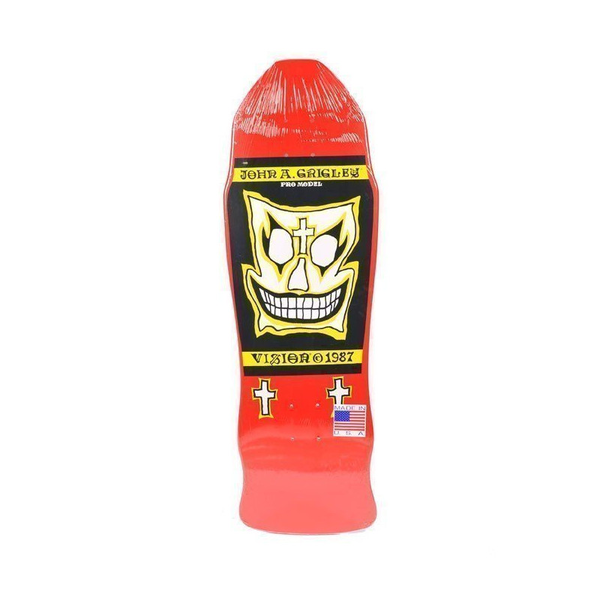 Vision Skateboards Deck Grigley Red 9 5 Reissue