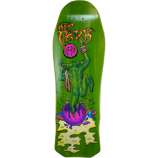 Vision Skateboards Deck Ken Park III Green Stain 10" Reissue