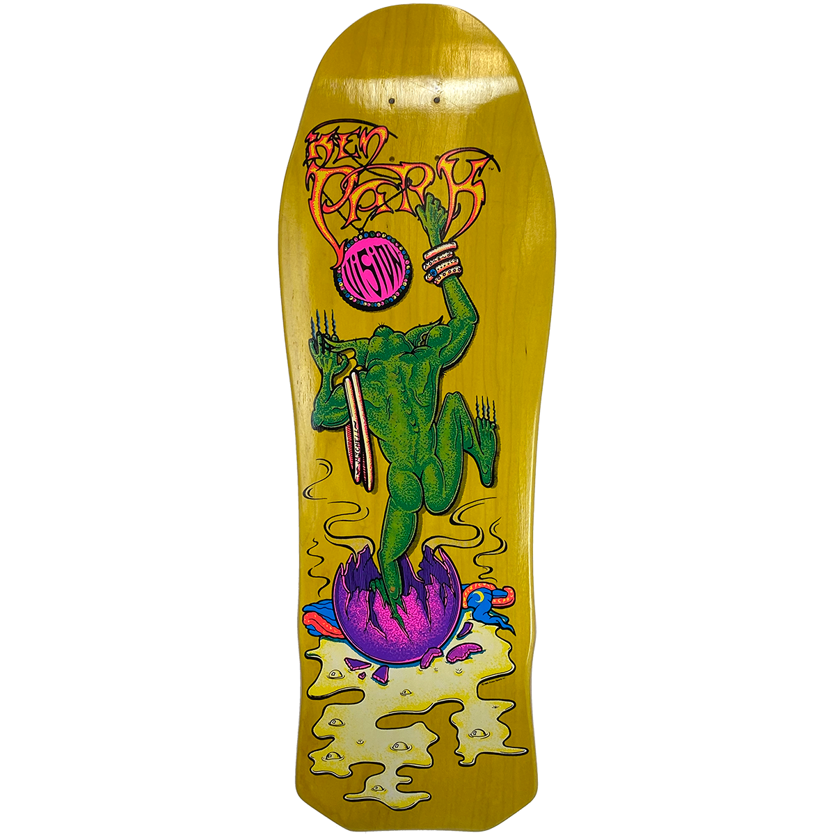 Vision Skateboards Deck Ken Park Iii Yellow Stain 10 Reissue