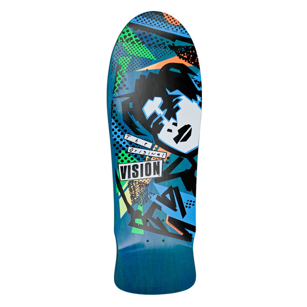 Vision Skateboards Deck Mark Gonzales Blue Stain 10 Reissue