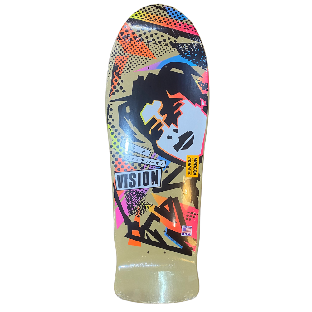 Vision Skateboards Deck Mark Gonzales Tan Dip 10 Reissue