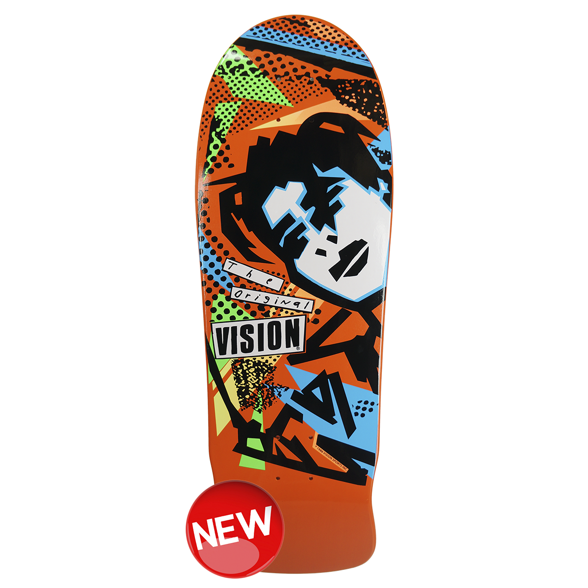 Vision Skateboards Deck Mark Gonzales Orange Dip 10" Reissue