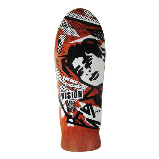 Vision Skateboards Deck Mark Gonzales Orange Stain 10" Reissue