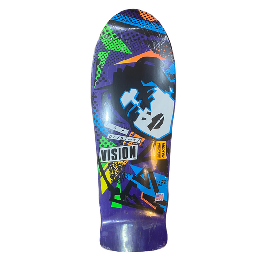 Vision Skateboards Deck Mark Gonzales Purple Stain 10" Reissue